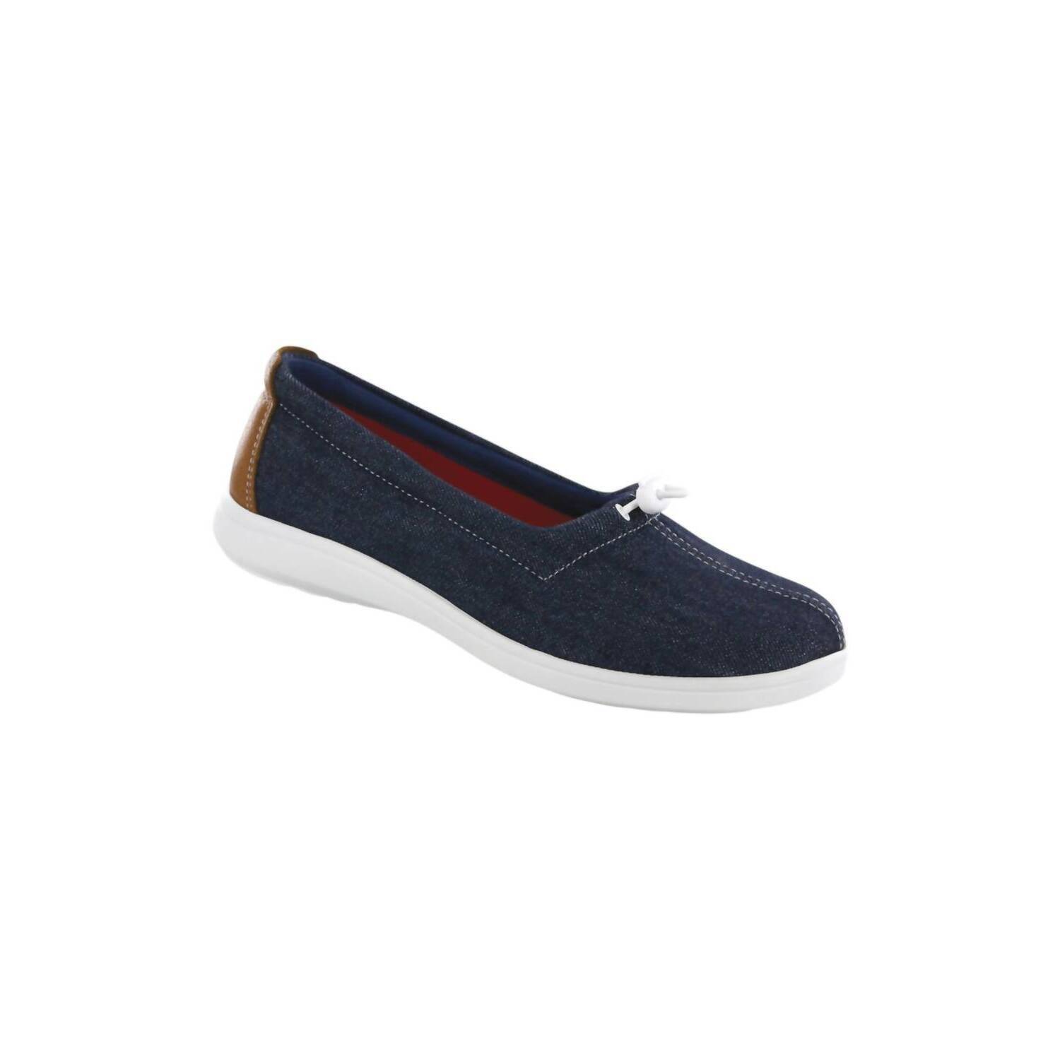 New Sas Women's Funk Active Slip On Loafer In Blue Jean